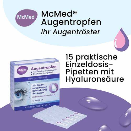 Mcmed Augentropfen Einzeldosispipetten - 3