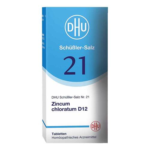 DHU Sch&uuml;&szlig;ler-Salz Nr. 21 Zincum chloratum D 12 Tabletten - 1