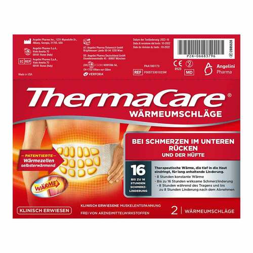 Thermacare R&uuml;ckenumschl&auml;ge S-XL zur Schmerzlinderung - 2