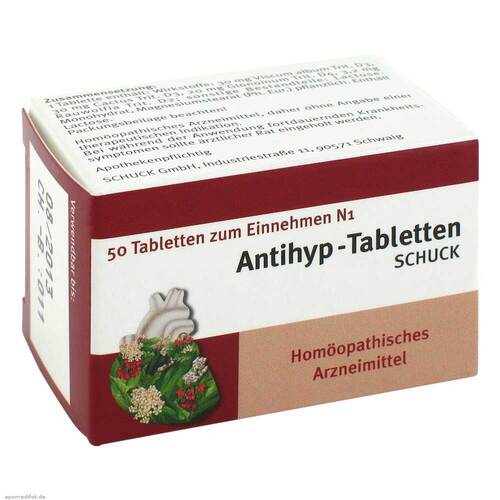 Antihyp Tabletten Schuck - 1