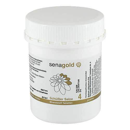 Biochemie Senagold 4 Kalium chloratum D 6 Tabletten - 1