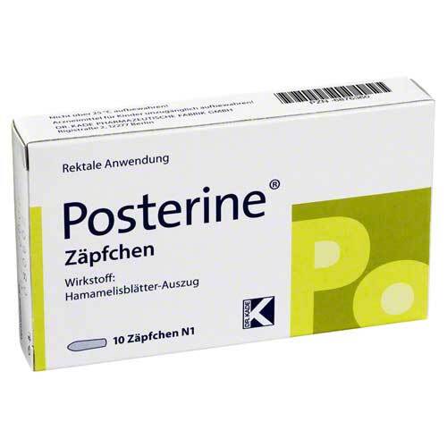 Posterine Suppositorien - 1