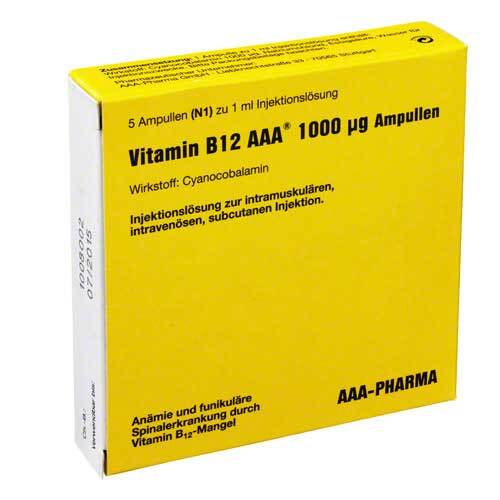 Vitamin B12 AAA 1000 µg Ampullen - 1