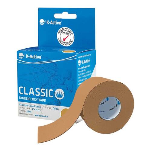 K Active Tape Classic 50mmx5m beige - 1