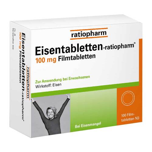 Eisentabletten-ratiopharm® 100 mg Filmtabletten - 1