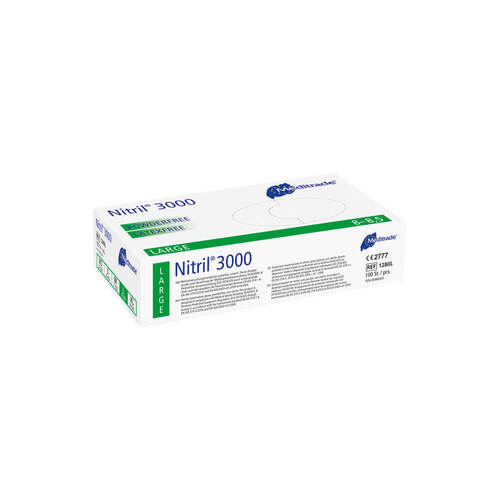 Nitril 3000 Untersuchungshandschuhe unsteril L - 1