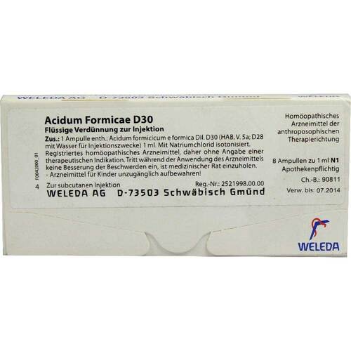 Acidum Formicae D 30 Ampullen - 1