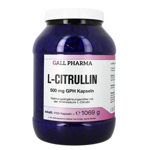 L-Citrullin 500 mg GPH Kapseln - 1