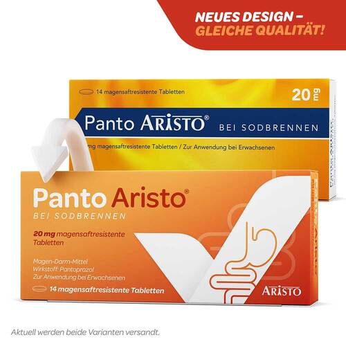 Panto Aristo bei Sodbrennen 20 mg Pantoprazol magensaftresistent Tabletten - 2