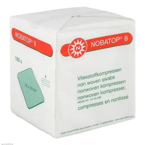 Nobatop 8 Kompressen 10x10cm - 1