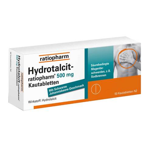 Hydrotalcit ratiopharm 500 mg Kautabletten - 1