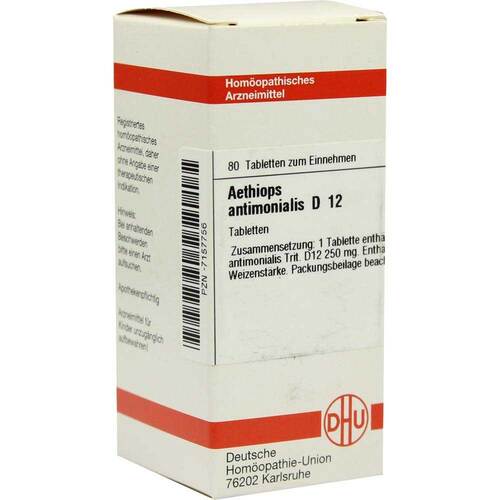 DHU Aethiops antimonialis D 12 Tabletten - 1