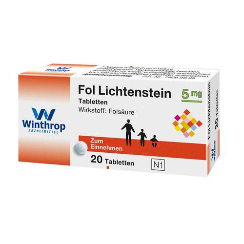 Fol Lichtenstein 5 mg Tabletten - 1