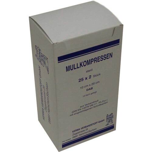 Mullkompressen 10x20 cm steril 12-fach BW - 1