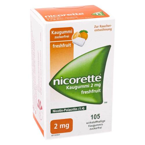 Nicorette 2 mg freshfruit Kaugummi - 1