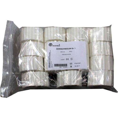 Zahnwatterollen Gr&ouml;&szlig;e 1 8mm Durchm. - 1