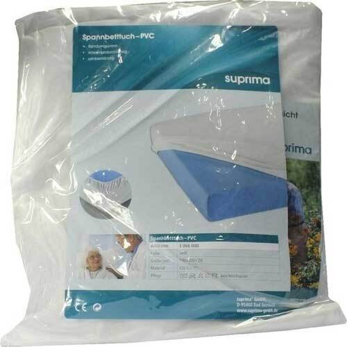 Suprima Spannbetttuch PVC 3066 wei&szlig; 100x200cm - 1