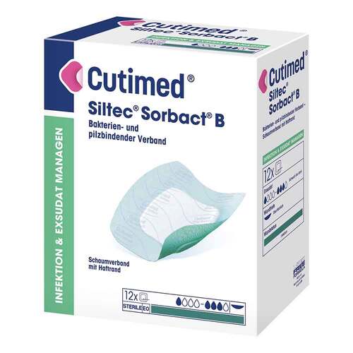 Cutimed Siltec Sorbact PU-Verband 15x15 cm - 1