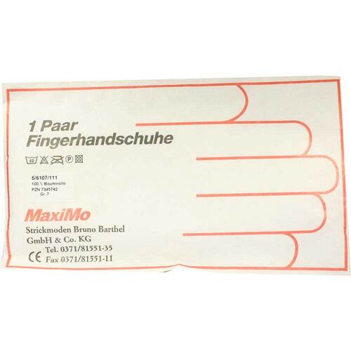 Handschuhe Strick Baumwolle - 1