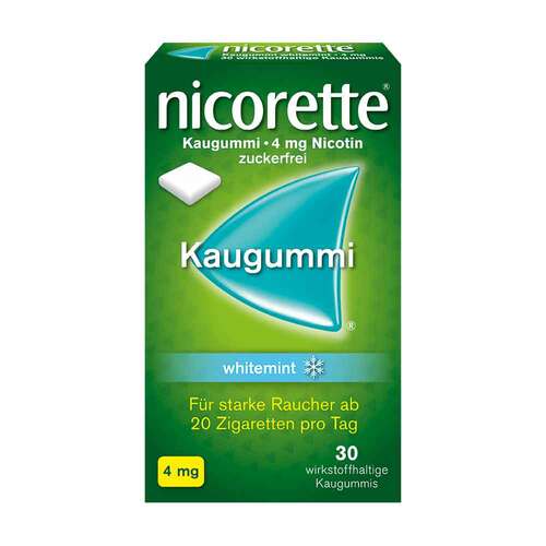 nicorette® Kaugummi whitemint, 4 mg Nikotin - 1