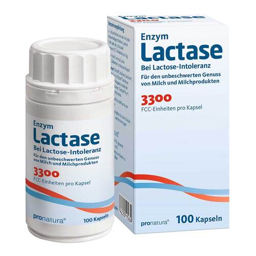 Lactase 3300 FCC 200 mg Kaps - 1