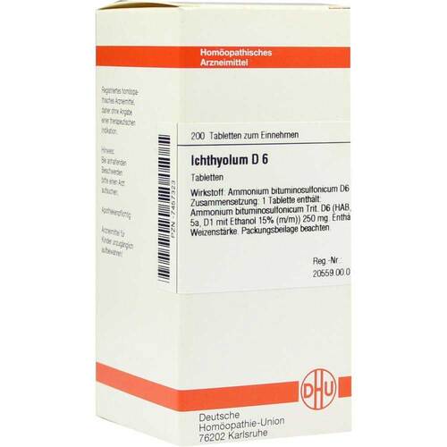 DHU Ichthyolum D 6 Tabletten - 1