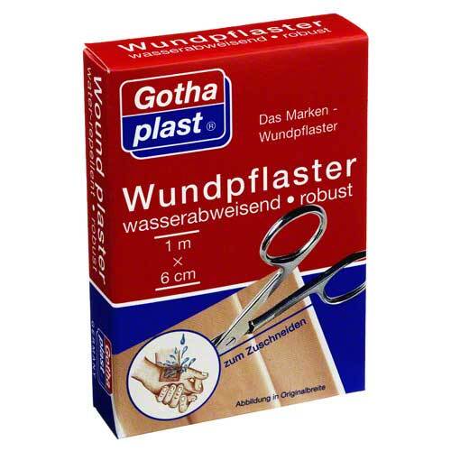 Gothaplast Wundpflaster robust 6 cm x 1 m wasserabweis. - 1