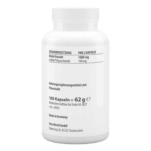 Reishi Extrakt 500 mg Kapseln - 2