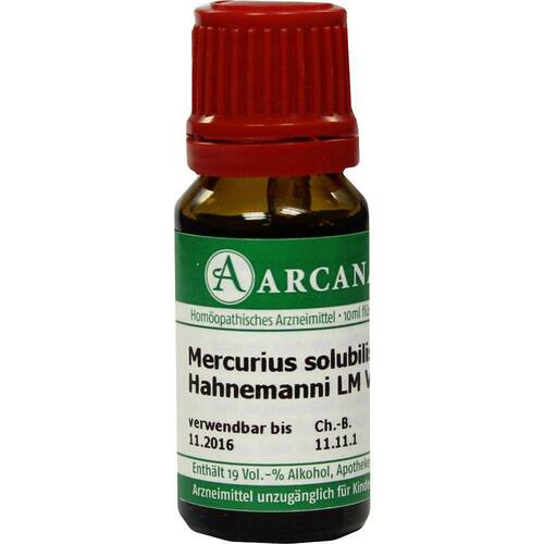 Mercurius solubilis Arcana LM 6 Hahnemanni Dilution - 1