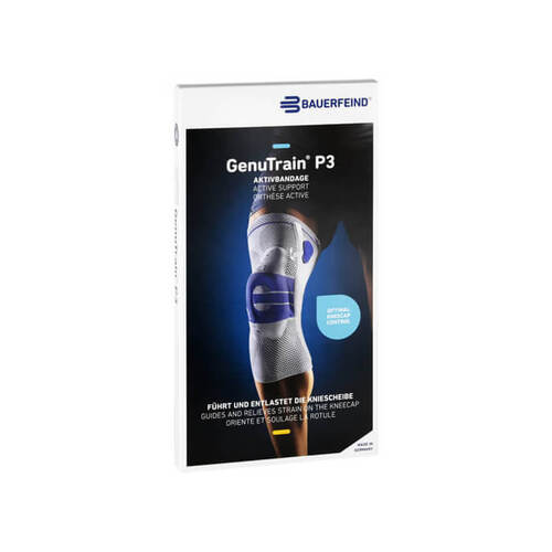 Genutrain Kniebandage P3 links Größe 4 schwarz - 1
