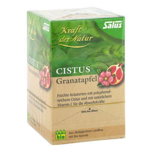 Cistus Granatapfel Tee Kraft der Natur Beutel Salus - 1