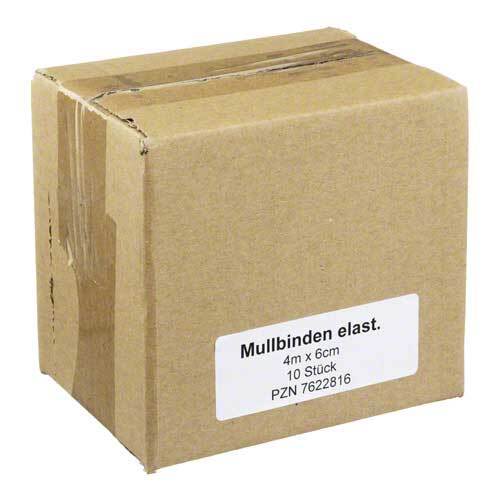 Mullbinden 4mx6cm elastisch - 1