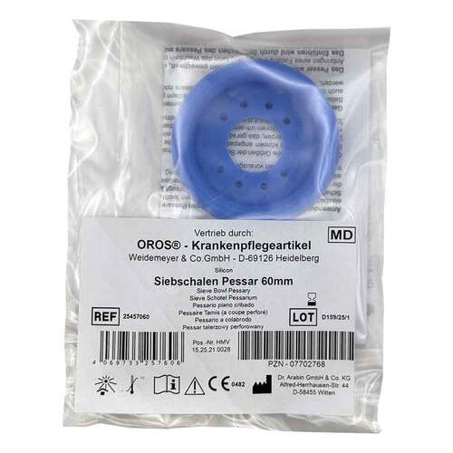 Siebschalen Pessar Silicon 60 mm - 1