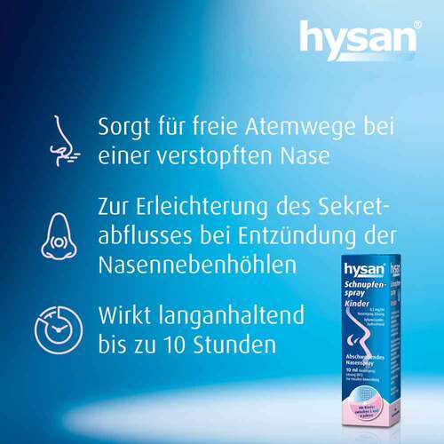 hysan® Schnupfenspray Kinder - 5