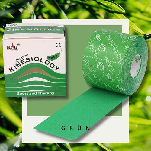 Kinesiologie Tape 5 cm x 5 m gr&uuml;n - 2