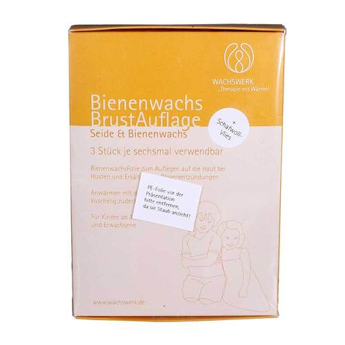 Bienenwachs Brustauflage Schaf / Woll / Vl.Wachsw. - 1