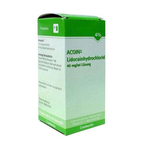 Acoin Lidocainhydrochlorid 40 mg / ml L&ouml;sung - 1