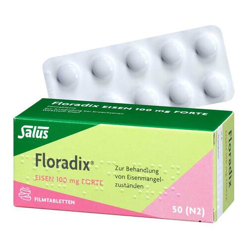 Floradix Eisen 100 mg forte Filmtabletten - 1