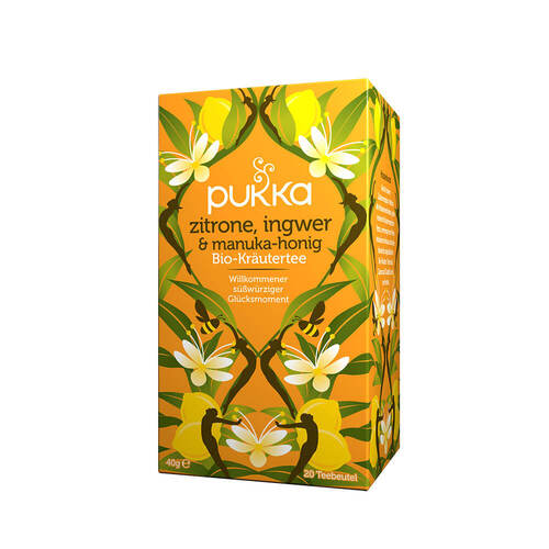 Pukka Zitrone, Ingwer, Manuka-Honig Tee - 1