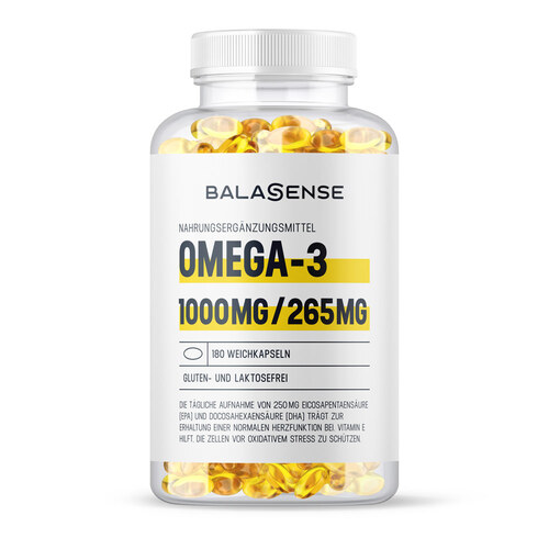 Omega-3 1000 mg / 265 mg Balasense mit Vitamin E - 1