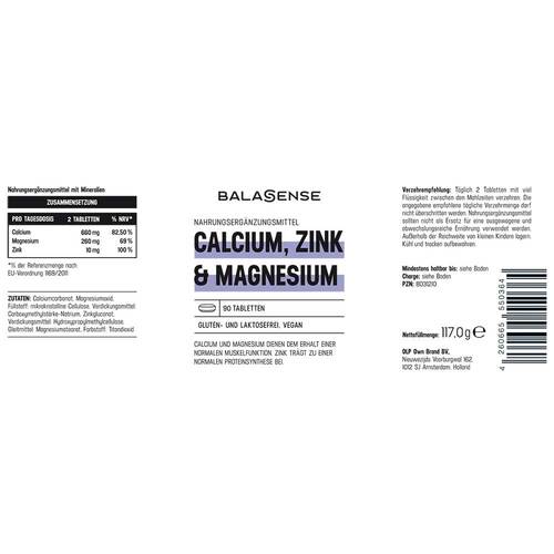 Calcium, Zink &amp; Magnesium Balasense - 2