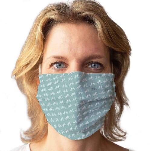 Stoffmaske waschbar Motiv Fahrrad - 2