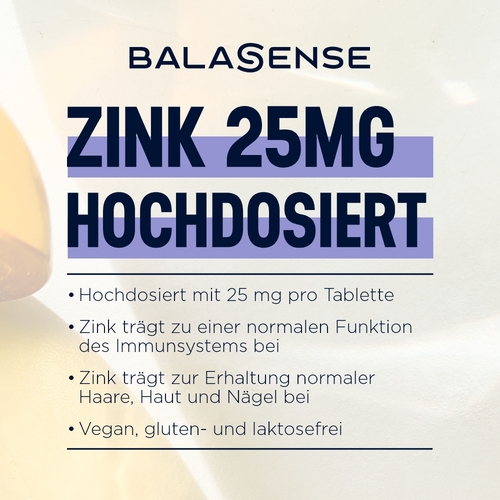 Zink hochdosiert Balasense 25 mg - 2