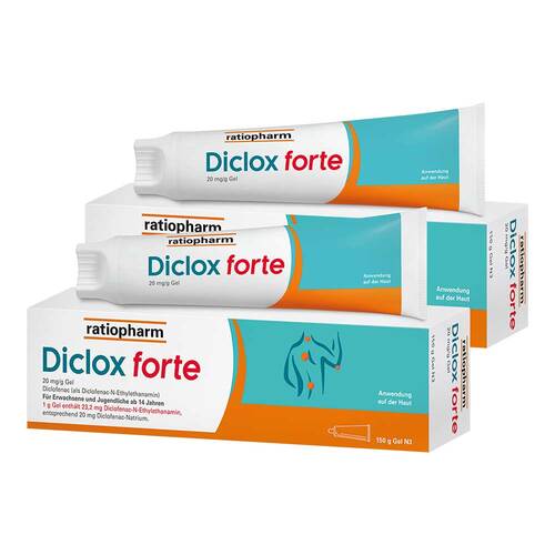 Diclox forte - Schmerzgel 2 %, mit Diclofenac - 1