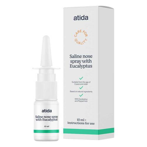 Atida salines Nasenspray mit Eukalyptus - 1