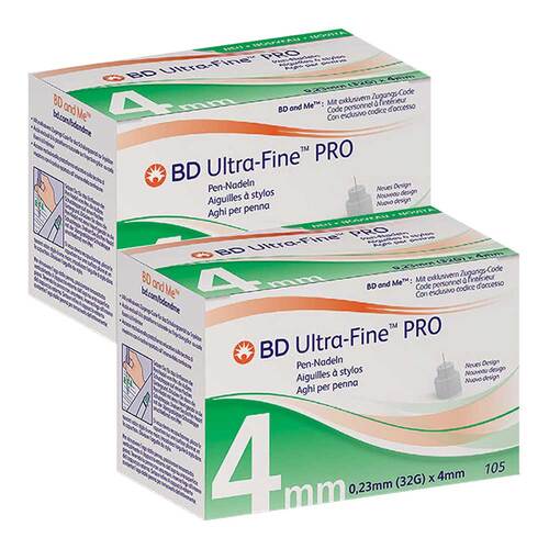 BD Ultra-Fine Pro Pen-Nadeln 4 mm 32 G  - 1