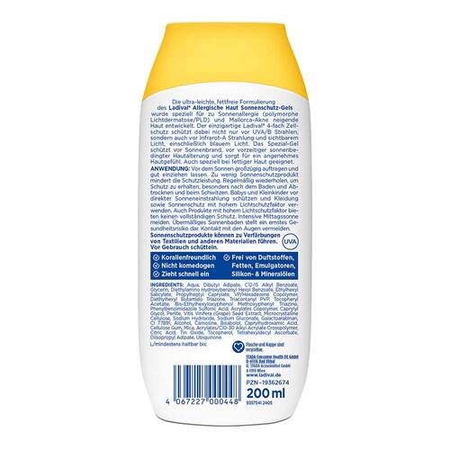 Ladival allergische Haut Sonnenschutz-Gel LSF 30  - 2