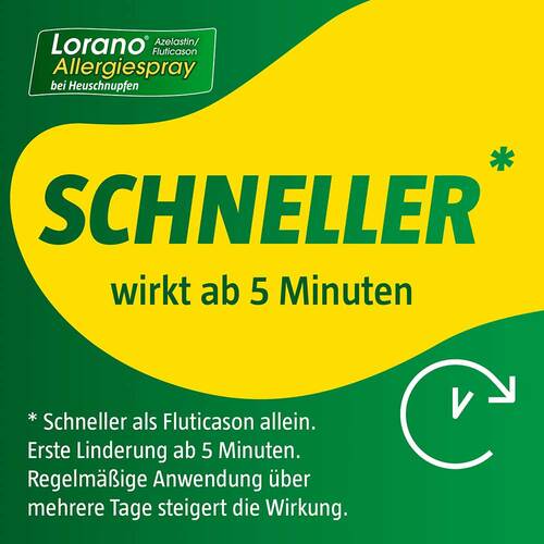 Lorano Azelastin / Fluticason Allergiespray bei Heuschnupfen - 5