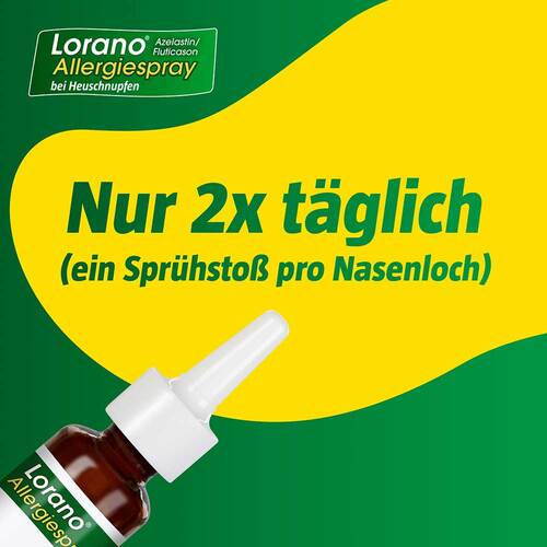 Lorano Azelastin / Fluticason Allergiespray bei Heuschnupfen - 6