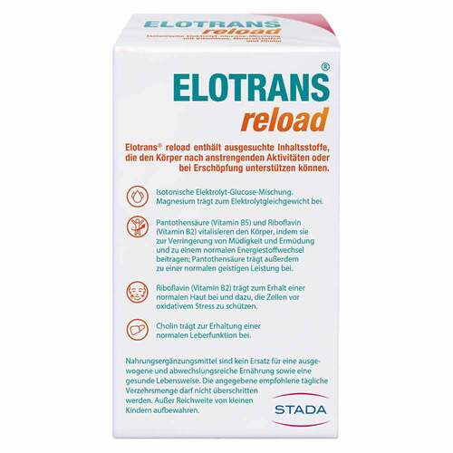 Elotrans reload Elektrolytpulver mit Vitaminen - 2